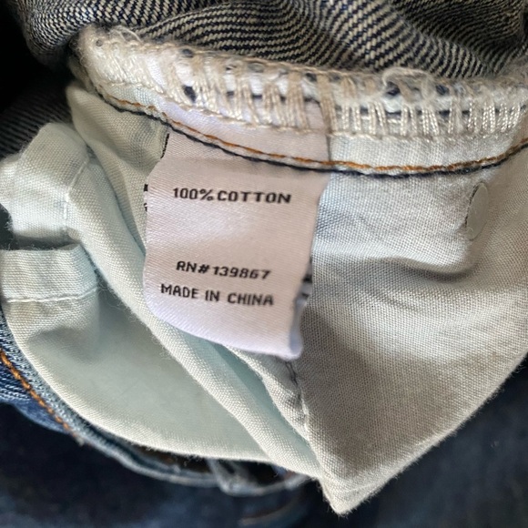 Princess Polly Tyler Dark Wash Cotton Denim Jeans - Picture 4 of 5